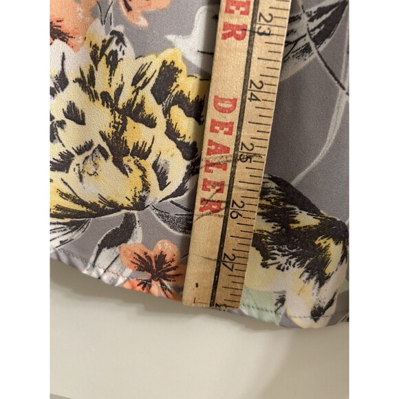 Torrid Babydoll Flare Sleeve Floral Top Blouse Size 0 V Neck Flowy Boho Plus - Picture 5 of 6